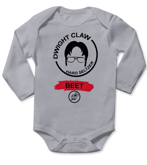 Claw hard seltzer beet Dwight Schrute shirt Long Sleeve Baby One-Piece