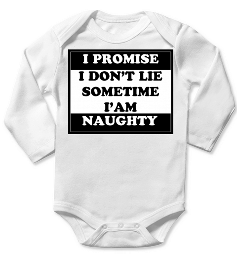 FUNNY PROMISE Long Sleeve Baby One-Piece