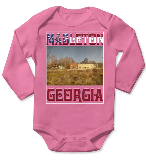 Mableton Georgia Long Sleeve Baby One-Piece