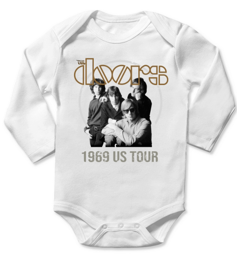 The Doors 1969 Us Tour shirt Long Sleeve Baby One-Piece