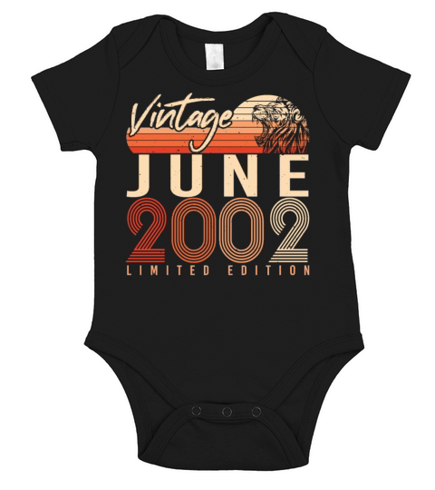20th Anniversary June 2002 Short Sleeve Baby One-Piece