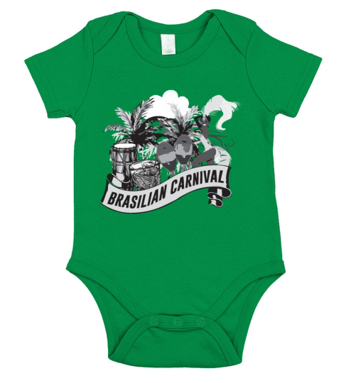 Brazil Short Sleeve Baby One-Piece