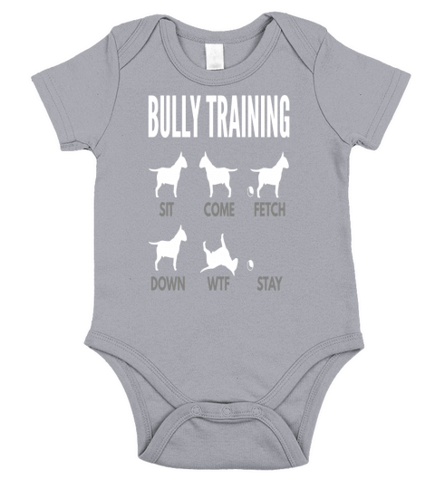 Bull Terrier Shirts - Bully Training Short Sleeve Baby One-Piece