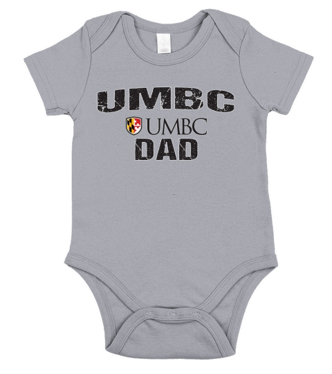 Champion Dad University Of Maryland Baltimore County University 2020 Short Sleeve Baby One-Piece
