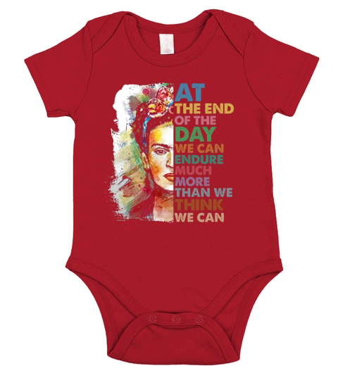 Frida Kahlo flower at the end of the day Short Sleeve Baby One-Piece