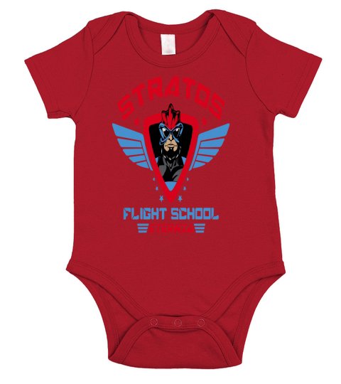 Stratos Flight School Short Sleeve Baby One-Piece