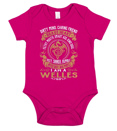WELLES Brave Heart Dragon Name Shirts Short Sleeve Baby One-Piece