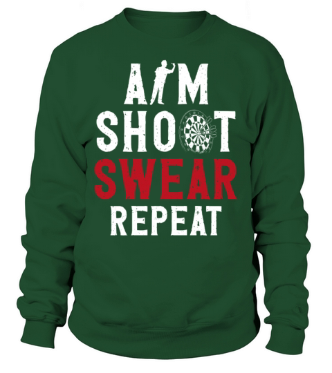 Darts Board Vintage Aim Shoot Sweatshirt Unisex