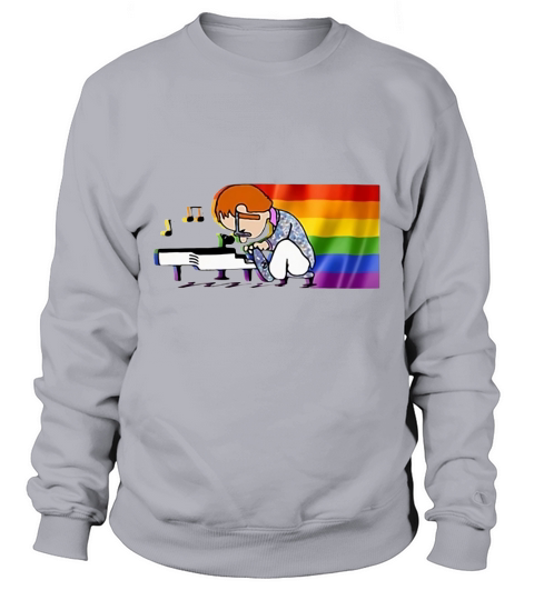 Elton John And Piano Rocketman LGBT shirt - Coffee Mug (colored) Sweatshirt Unisex