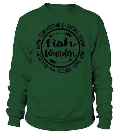 Fish Warden Vintage Gift Sweatshirt Unisex
