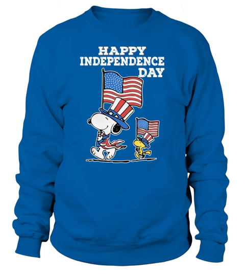 Snoopy Happy independence day Sweatshirt Unisex