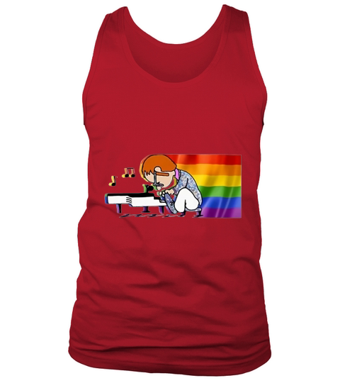 Elton John And Piano Rocketman LGBT shirt - Coffee Mug (colored) Tank Top Unisex