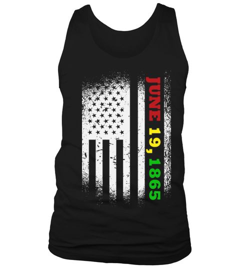 Juneteenth Flag June 19 1865 Black history Tank Top Unisex