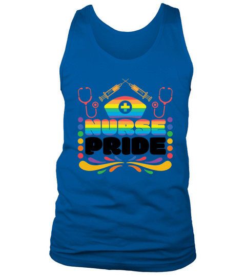 Nurse Pride Stethoscope Lesbian Gay LGBTQ Tank Top Unisex