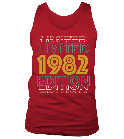 Retro Vintage 1982 Limited Edition 40th Birthday Tank Top Unisex