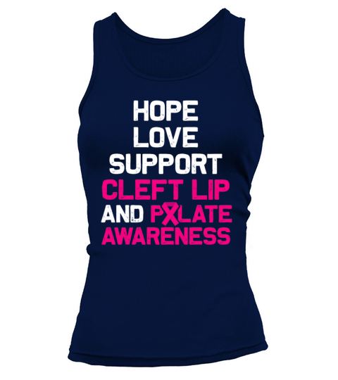 Cleft Palate Lip Fun Disease Strong Awareness Tank top Woman