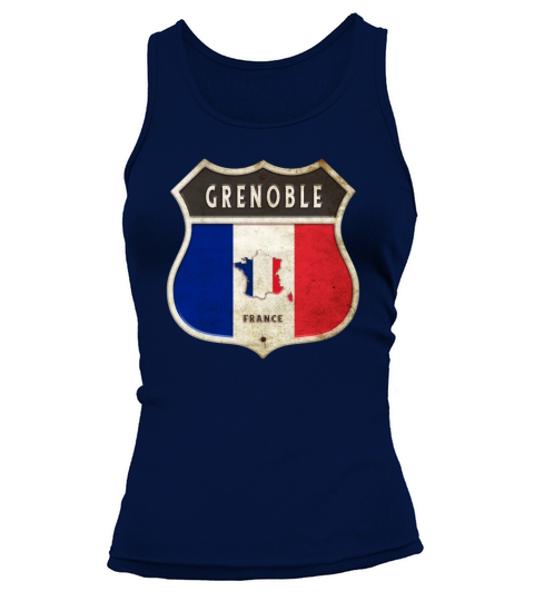 Grenoble France coat of arms flags design Tank top Woman