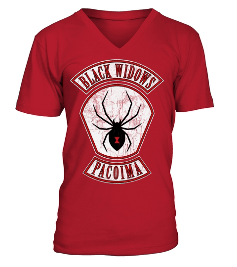 Black Widows Pacoima V-Neck T-shirt