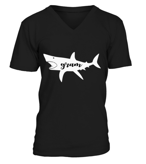 Gram Shark Shadow 2020 - Unisex Long Sleeve V-Neck T-shirt