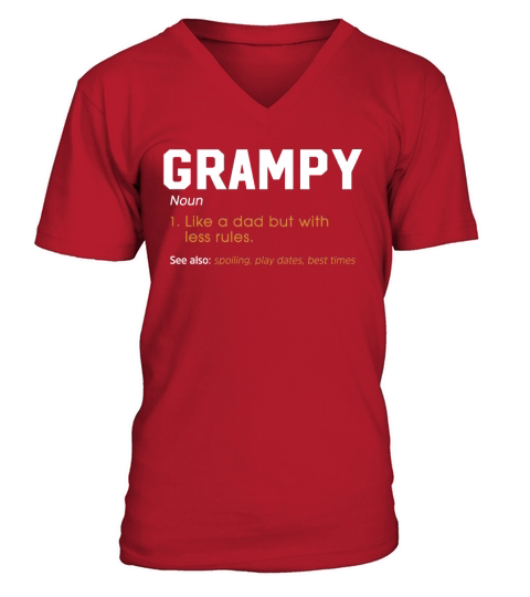 Grampy Definition V-Neck T-shirt