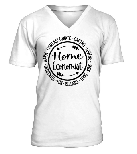 Home Economist Vintage Gift V-Neck T-shirt