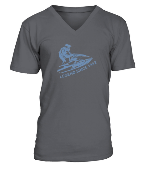 Jet ski vintage 1992 birthday 30 years V-Neck T-shirt