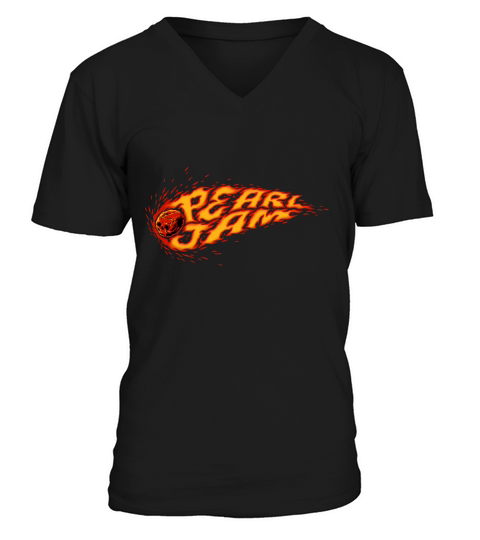 Pearl Jam Fire Ball - Unisex Long Sleeve V-Neck T-shirt