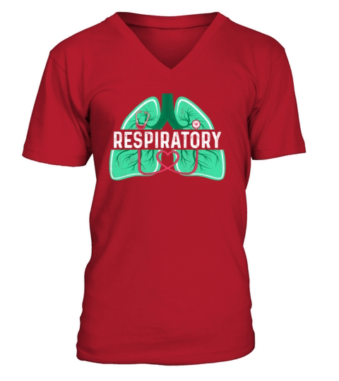 Respiratory Therapy Therapist - Lungs Doctor RT RR V-Neck T-shirt