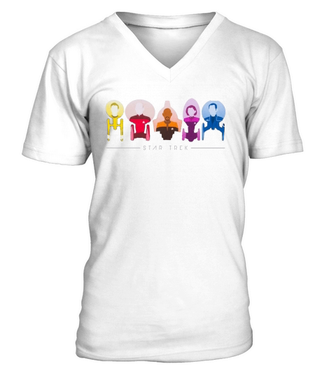 Starfleet Captains V-Neck T-shirt