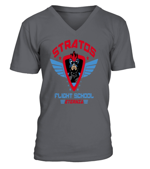 Stratos Flight School V-Neck T-shirt