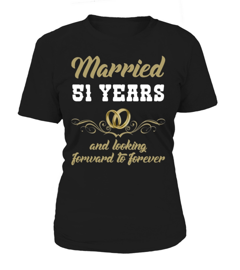 51st Wedding Anniversary Gift For Couple. Wife Husband Shirt Women's T-Shirt