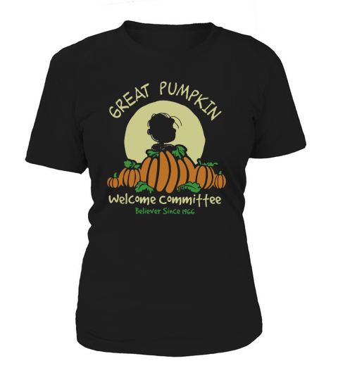 great pumpkin welcome committee believer since 1966 shirt, hoodie, sweater, longsleeve t-shirt Women's T-Shirt