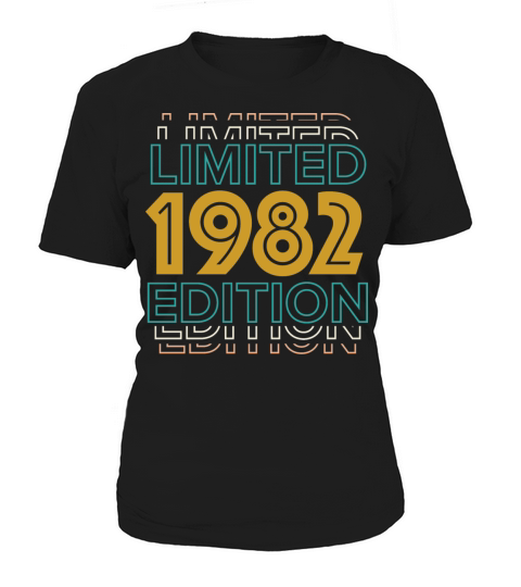 Retro Vintage 1982 Limited Edition 40th Birthday Women's T-Shirt