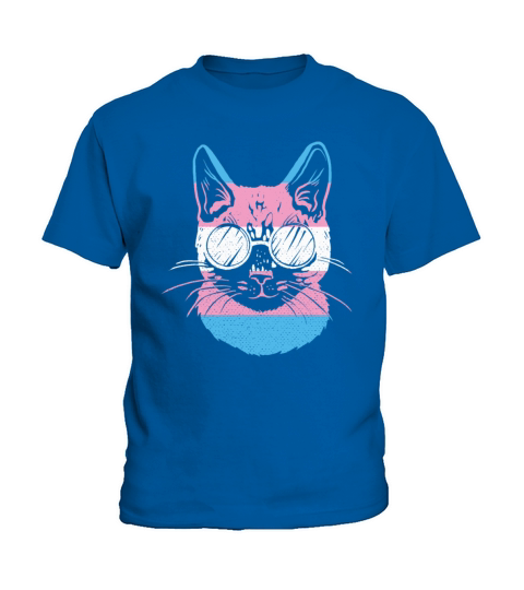 Transgender Cat Kitten Trans LGBTQ Transsexual Kids T-Shirt