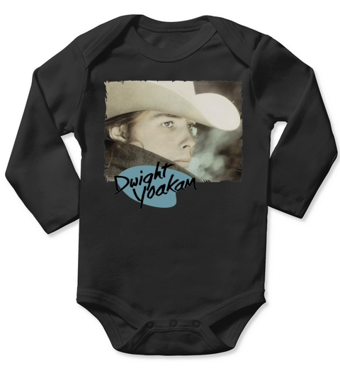 Dwight Yoakam Long Sleeve Baby One-Piece