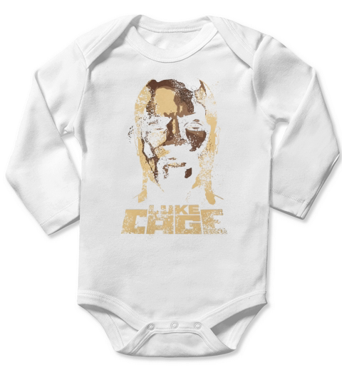 luke cage (v2) T-Shirt Long Sleeve Baby One-Piece