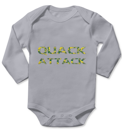Quack Attack Camo 1 Long Sleeve Baby One-Piece