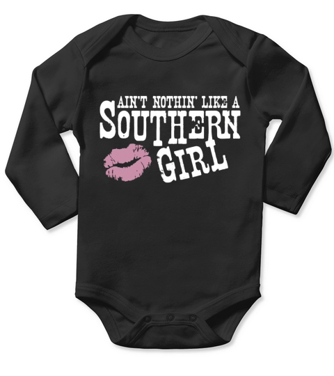 Southern by the Grace of God Long Sleeve Baby One-Piece