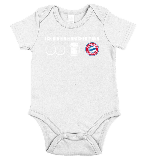 Bayern Munich Short Sleeve Baby One-Piece