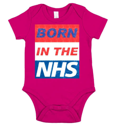 Born in the NHS Vintage 2020 Short Sleeve Baby One-Piece