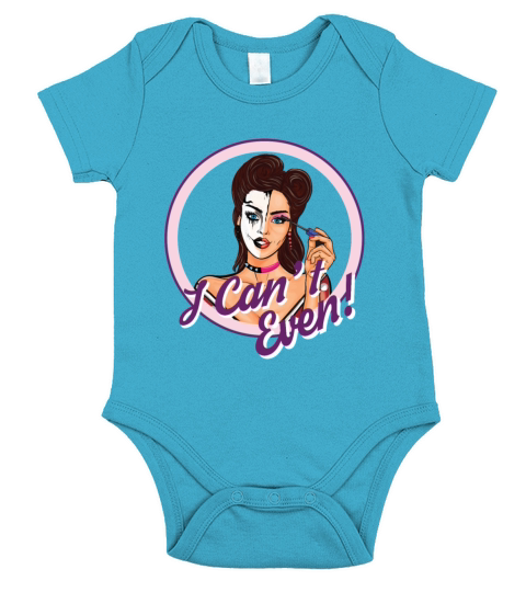 Cant Even - Funny Makeup Horror Short Sleeve Baby One-Piece