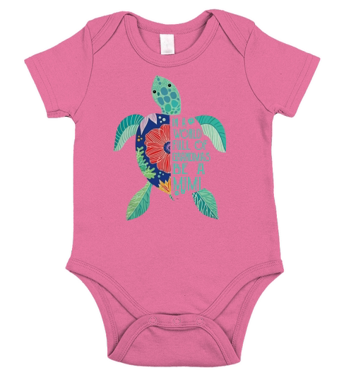 In a world full of Grandmas be a MiMi Turtle T-Shirt Short Sleeve Baby One-Piece