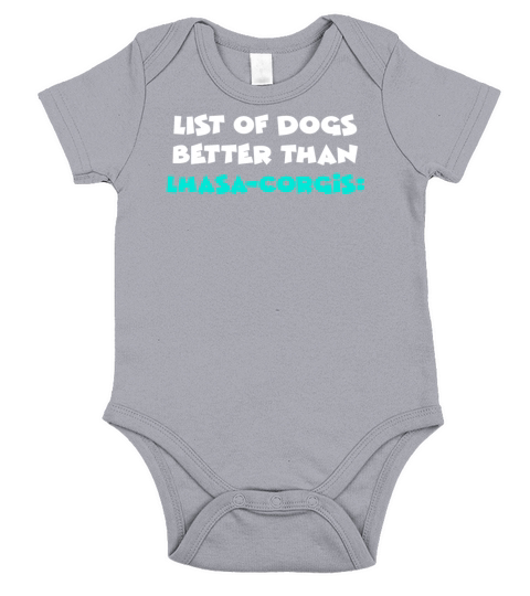 Lhasa-Corgi Short Sleeve Baby One-Piece