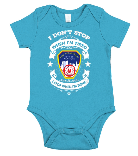New York City Fire Department Short Sleeve Baby One-Piece