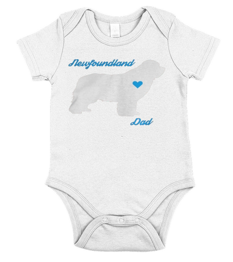 Newfoundland Dad - Fathers Day Newfie Dog Lovers T-Shirt Black Youth B06XTRSRKT 1 Short Sleeve Baby One-Piece