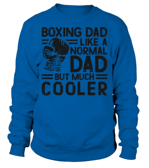 Boxing Dad Father Vintage Boxing Sweatshirt Unisex