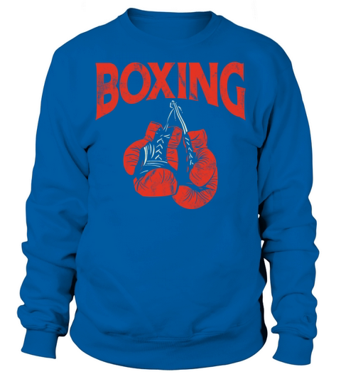 Boxing Gloves Vintage Boxing Sweatshirt Unisex