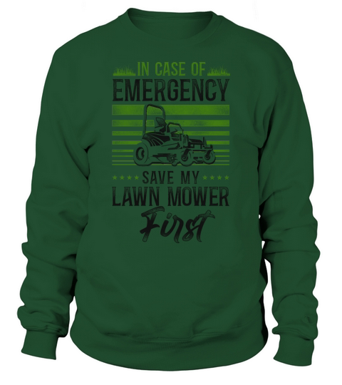 Lawn Mower Mowing Dad Father Sweatshirt Unisex
