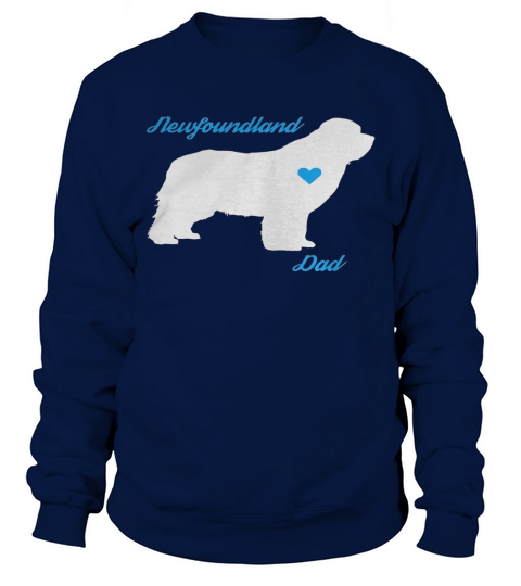 Newfoundland Dad - Fathers Day Newfie Dog Lovers T-Shirt Black Youth B06XTRSRKT 1 Sweatshirt Unisex