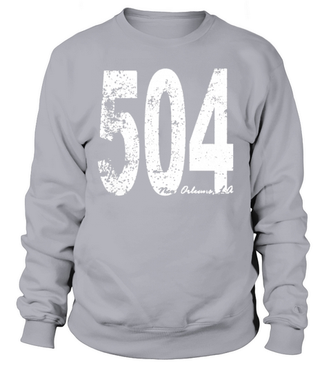 Vintage New Orleans Area Code 504 T-Shirt Sweatshirt Unisex